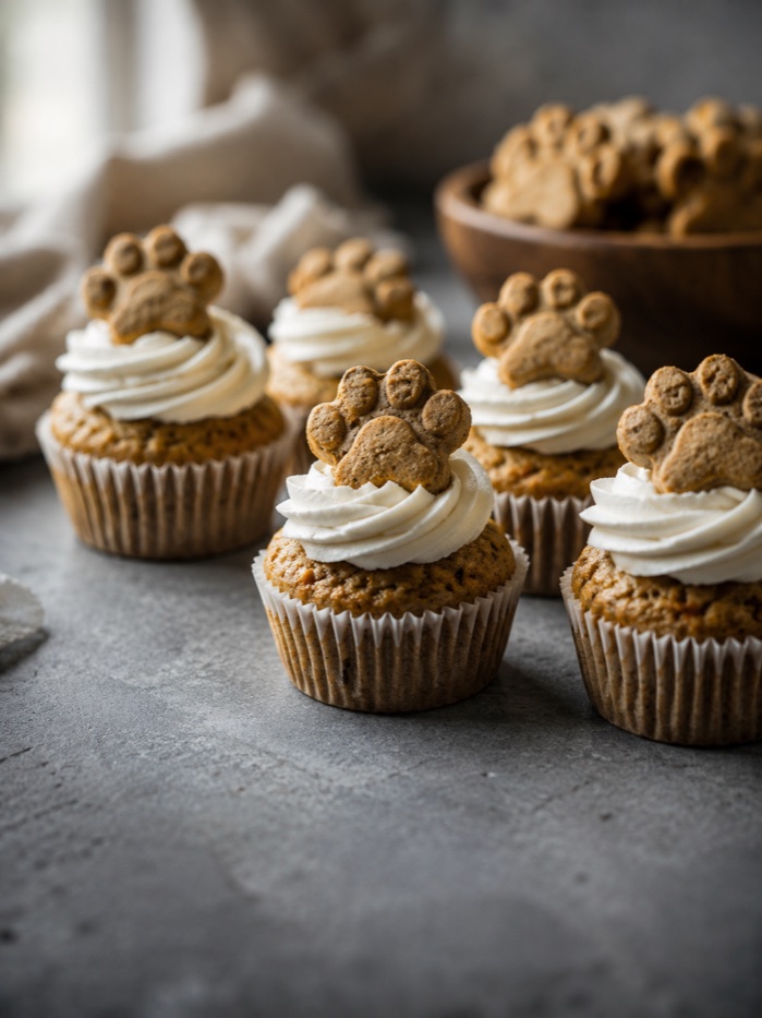 Cupcakes de confeitaria para cães